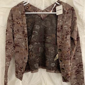 NWT✨ Vintage Free People Floral Blazer